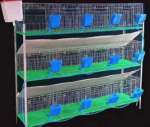 Jaula para Conejos Galvanizada con Nido, Equipo <span class=keywords><strong>de</strong></span> Cría para Madre e Hijo, Jaulas para Animales <span class=keywords><strong>de</strong></span> Granja o Casa - Product Image 5