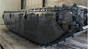 Customization 10-45 Ton Track Chassis Amphibious Excavator Floating Excavator Crawler Pontoon Excavator For Price