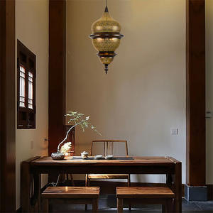 Rétro <span class=keywords><strong>Maroc</strong></span> Suspendus Lustres Lumières Décor À La Maison Escalier Lampes Industriel Bronze En <span class=keywords><strong>Fer</strong></span> <span class=keywords><strong>Forgé</strong></span> Pendentif Lumière - Product Image 6