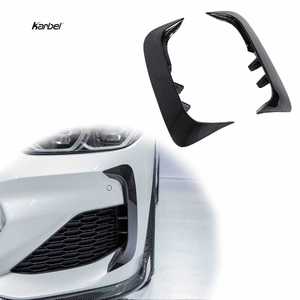 Ailes Karbel Canard en fibre de carbone, accessoires d'amélioration esthétique, cadre de pare-chocs avant pour BMW Série 8 Gran Coupé <span class=keywords><strong>G16</strong></span> - Product Image 1