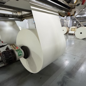 Rouleau de papier enduit PE de qualité alimentaire 150-320 GSM, simple face, anti-fuite, pour la fabrication de gobelets en papier pour boissons chaudes et froides - Prix de gros - Product Image 4