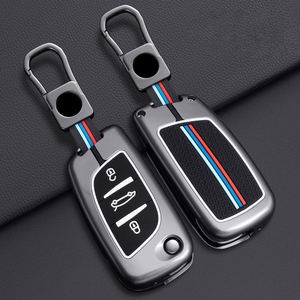 Étui de <span class=keywords><strong>protection</strong></span> pour clé de voiture en alliage de zinc, coque intégrale pour Citroën CACTUS C4L <span class=keywords><strong>Peugeot</strong></span> 508 301 2008 <span class=keywords><strong>3008</strong></span> 408 C5C3 - Product Image 2