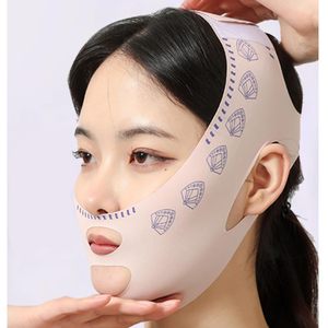 Al por mayor, barato, banda suave para adelgazar el rostro, correa de elevación para doble mentón, cinturón de estiramiento facial en V - Product Image 1