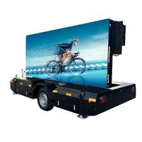 4x2m écran LED véhicule mobile P2.6 P2.9 P3.91 P4.81 mur vidéo extérieur fabricant activité publicité scène affichage remorque
