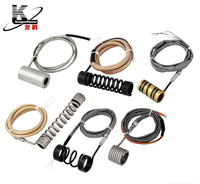 Chauffe-spirale anti-corrosion pour machine de moulage par injection, pour le chauffage des buses et des cylindres d'extrusion