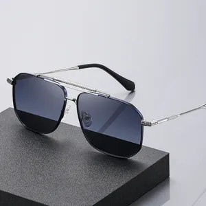 2023 High Quality Square Men's Sunglasses Brand Design Women Trendy Sunglasses Custom Logo