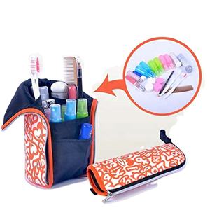 Neceser de neopreno multifuncional, bolsa de almacenamiento de maquillaje impermeable de viaje - Product Image 6