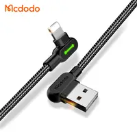 Amazon Top Verkoper Mcdodo Android 2 In 1 3 In 1 Haakse Led Charger Opladen Data Type C Usb-C Usb C Micro Data Usb Kabel
