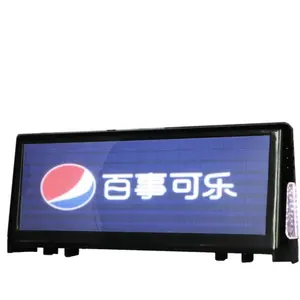 Taxi impermeabile doppio lato pubblicità Display a LED P4 auto Taxi segno Led Bus lunotto LED Display schermo