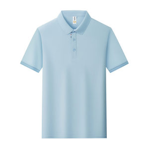 Polo Shirt Short Sleeve Solid Color Cotton Unisex Workwear Daily Wear - Product Image 4