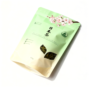 जापान-उत्पाद स्वाद वाला ग्रीन टी पाउडर स्टैंड पाउच रेजयोग्य बायोडिग्रेडेबल 30 ग्राम 50 ग्राम 100 ग्राम आकार माचा पाउडर निजी लेबल - Product Image 2