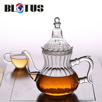 Service à thé à la menthe en verre Borosilicate fait à la main, résistant à la chaleur, style marocain, Offre Spéciale