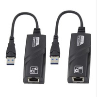 Adaptador de Red USB 3.0 de Alta Velocidad con Cable RJ45, 10/100/1000 Mbps, Gigabit Ethernet, Cable LAN USB a RJ45