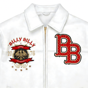 <span class=keywords><strong>Veste</strong></span> <span class=keywords><strong>en</strong></span> peau de mouton <span class=keywords><strong>en</strong></span> gros OEM pour hommes, logo personnalisé de rue, strass, <span class=keywords><strong>veste</strong></span> aviateur <span class=keywords><strong>en</strong></span> <span class=keywords><strong>cuir</strong></span> véritable pour hommes - Product Image 3