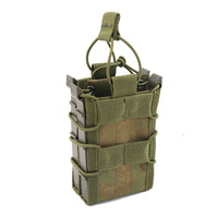Étui de poche tactique pour chargeur avec système Molle, grande capacité, fermeture éclair antivol, housse imperméable
