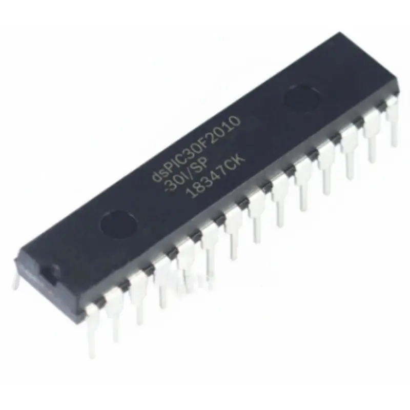 DSPIC30F2010-30I/Sp Microcontroller Ic 16-Bit 30 Mips 12kb (4K X 24) Flitser 28-spdip DSPIC30F2010-30I/Sp