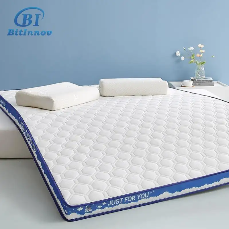 Bitinnov Luxury Anti mite queen latex rubber memory foam organic spring mattress sheet for mattress