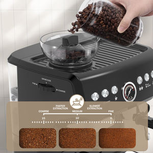 Machine à café expresso italienne de haute qualité, <span class=keywords><strong>cafetière</strong></span>, cappuccino - Product Image 6
