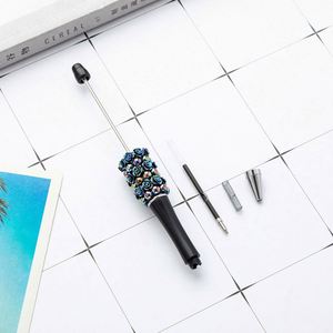 Custom Metal Rose Bead Ballpoint Pen DIY Craft <b>Kit</b>-Silk Screen Printed Custom Swirl Design Durable Promotional Gift - Product Image 3