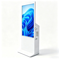 Kiosco de Publicidad Comercial Inteligente AIYOS con Escáner de Código QR, Pantalla Táctil, Audio de 100W y Humano Digital con IA Opcional
