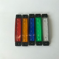 Nouvelles feux de signalisation latéraux ENSAITE vert/rouge/jaune/bleu/blanc DC 12V/24V 6 LED pour voiture/camion/remorque