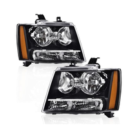 Kit de phares avant pour Chevrolet Tahoe OE AURON 2007-2014 - Neuf Blanc 6000K 6000 Lumens 12V 36W LED Haute Qualité OE