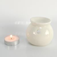 Bougeoir en céramique rond de luxe fait main Offre Spéciale personnalisable cadeau de noël décor à la maison matériel de poterie
