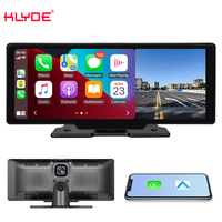 Navigateur GPS universel 10,26 pouces avec CarPlay et Android Auto intégrés, sans fil, pour caméra de recul et caméra embarquée MP3/MP4 mondiale