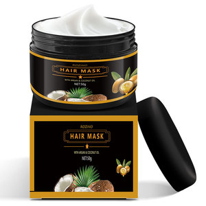 Mascarilla Capilar de Aceite de Argán y Coco, Crema Reparadora Nutritiva, Loción para el Cuidado del Cabello para Uso Doméstico - Product Image 1