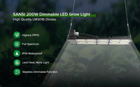 Sansi 70W 100W Spectre Complet LED Lampe de Croissance avec IR UV pour Plantes, Dimmable et Connectable en Série