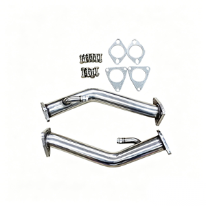 Tubo de Prueba de Alto Flujo Vortex SS304 para Nissan 370Z Z34 350Z Z33 Infiniti G35 G37 VQ35 VQ37 V6, Kit de Tubo de Escape de Alto Rendimiento - Product Image 1