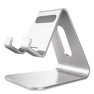 Soporte de Escritorio Portátil para Teléfono Móvil, Compatible con Todos los Teléfonos Inteligentes de 3-10 Pulgadas, Soporte de Aleación de Aluminio para Celulares - Product Image 1