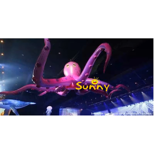 Décoration suspendue, tentacules de pieuvre géants gonflables à LED, animaux gonflables, ballon de pieuvre pour scène de <span class=keywords><strong>club</strong></span>, parc <span class=keywords><strong>marin</strong></span> - Product Image 1