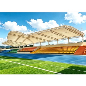 Estructuras de Acero para Techos de Membrana Tensada, Techos de Membrana PVDF para Pistas de Atletismo, Estadios y Canchas - Product Image 4
