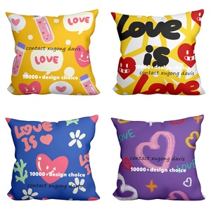 Housse de <span class=keywords><strong>coussin</strong></span> en velours imprimé personnalisé brodé style <span class=keywords><strong>africain</strong></span> <span class=keywords><strong>Coussin</strong></span> pour canapé hôtel-pour les décorations de la Saint-Valentin - Product Image 1