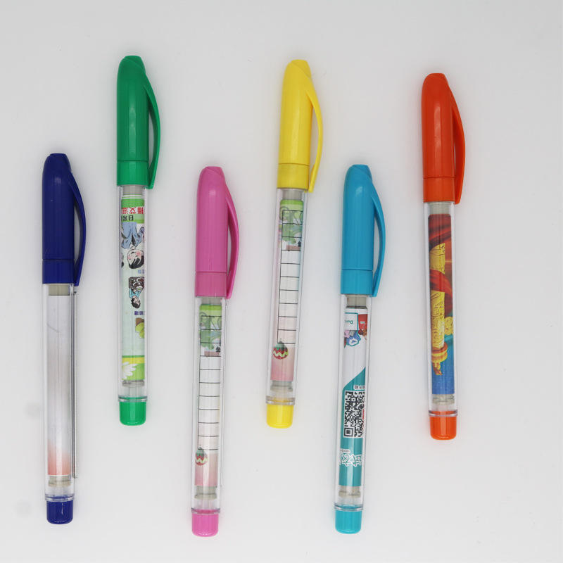 ปากกาเจลแบบปลอกใส รุ่น 8
