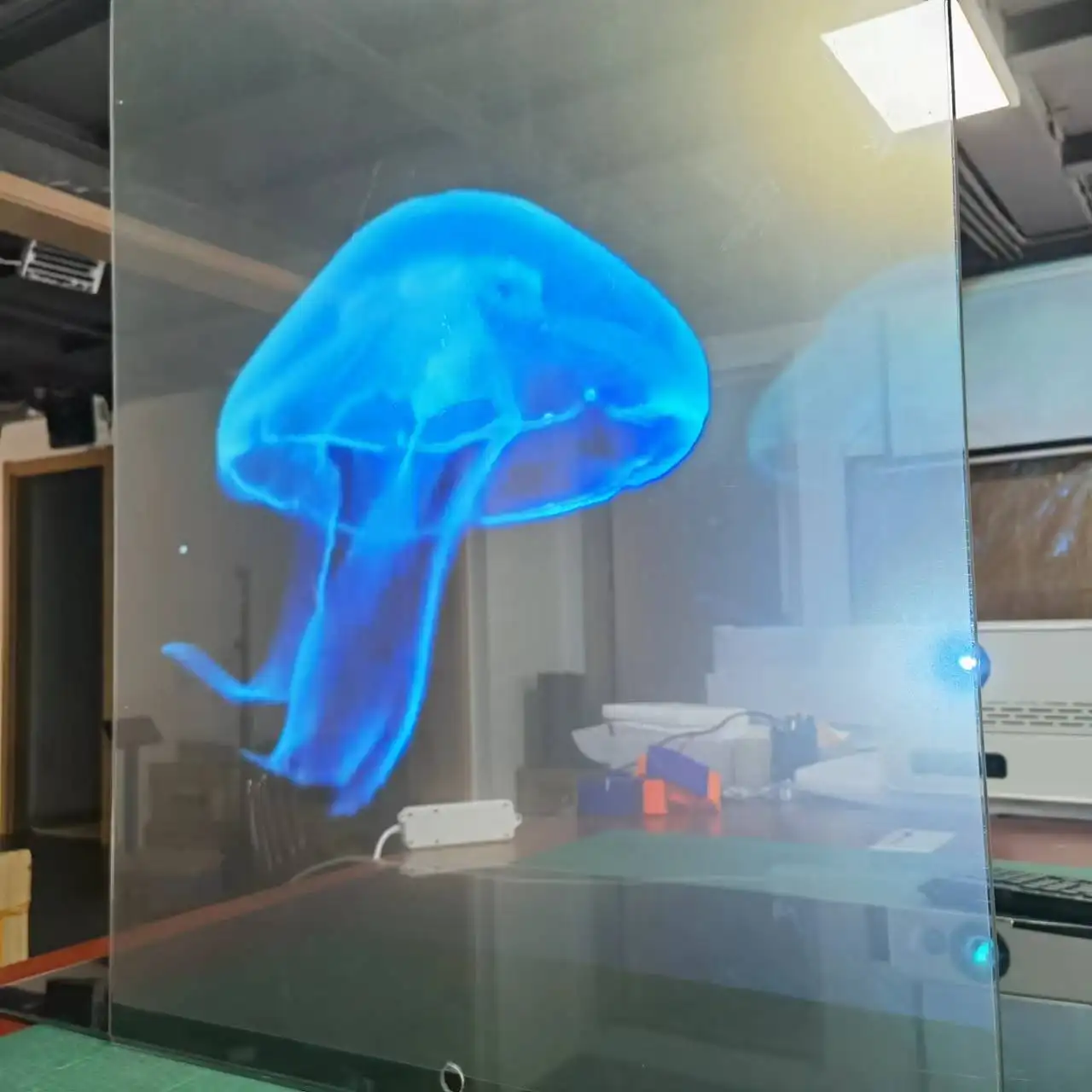 Groothandel 3d Hologram Modeshow Transparante Rear Projection Film