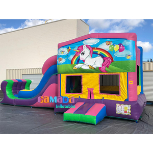 Combo de Castillo de salto inflable comercial con gorila de Casa de rebote deslizante y tobogán para niños para jugar al aire libre - Product Image 2