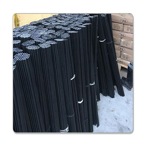 Poteaux de tente ronds en fibre de verre de couleur noire, tiges en plastique renforcé FRP haute résistance et flexibles - Product Image 6