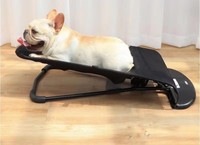Lit pour animaux de compagnie pliable, lavable, réglable, portable, en tissu Oxford solide, chaise berçante rafraîchissante pour petits animaux, chiens, fournitures pour animaux de compagnie