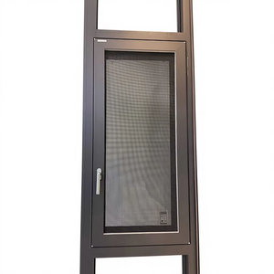 Fenêtres à battants en aluminium à double vitrage personnalisables de conception professionnelle avec moustiquaire pour hôtel - Product Image 3
