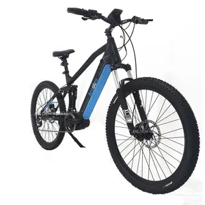 ANLOCH 2024 novo design mountain e bicicleta bafang M400 mid drive bicicleta elétrica 48V250W MTB ebike 27.5 polegadas para adulto