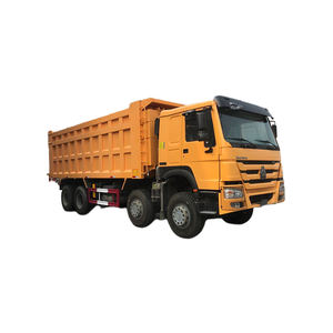 Howo 8x4 Sinotruck 12-Wheel Dump Truck 12 Ton kapasitas Diesel Manual Kiri Baru 10 75 Euro <span class=keywords><strong>2</strong></span> truk berat tikper kamera China - Product Image 3
