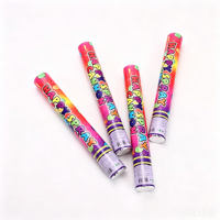 Canon à Confettis Jetables Imprimés UV Biodégradables Multicolores pour Fêtes Anniversaires Mariages Noël Nouvel An ML
