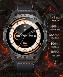 Linwear Vendita Calda Lq13 Smartwatch Alimentato da Hisilicon Yh601m Applicazione Js Chatgpt Orologio con Intelligenza Artificiale - Product Image 5