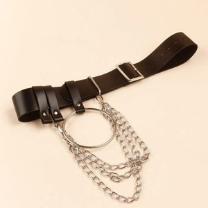 <span class=keywords><strong>Ceinture</strong></span> punk à anneaux, rivets métalliques dorés, chaîne de taille, accessoires pour femmes, <span class=keywords><strong>ceinture</strong></span> en cuir personnalisée, <span class=keywords><strong>ceinture</strong></span> enveloppante en forme de O - Product Image 4