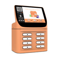 8 emplacements 5000mAh station de banque d'alimentation location de batterie de téléphone portable location kiosque de charge station de batterie externe partagée