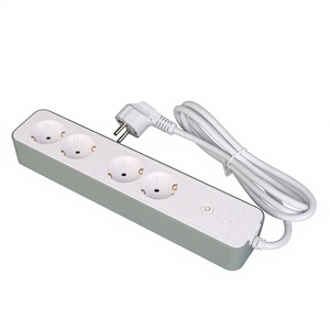 Regleta de Enchufes Inteligente WiFi para Hogar, de Cobre, con Cable de Extensión de 1.5m, 16A, 4 Tomas, Estándar Europeo, Control por Voz Remoto - Product Image 4