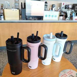 Cross Border Car Thermos Cup 316 Stainless Steel 20.6oz Double Wall Vacuum Insulated Travel Tumbler With Straw Lid - Product Image 1