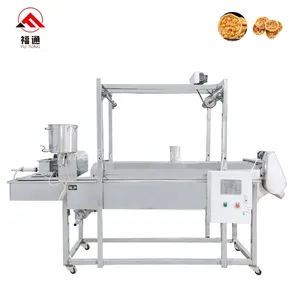 Factory Supply High Quality Industrial Indonesia Rempeyek Production Line Fried Peanutchips Making Machine